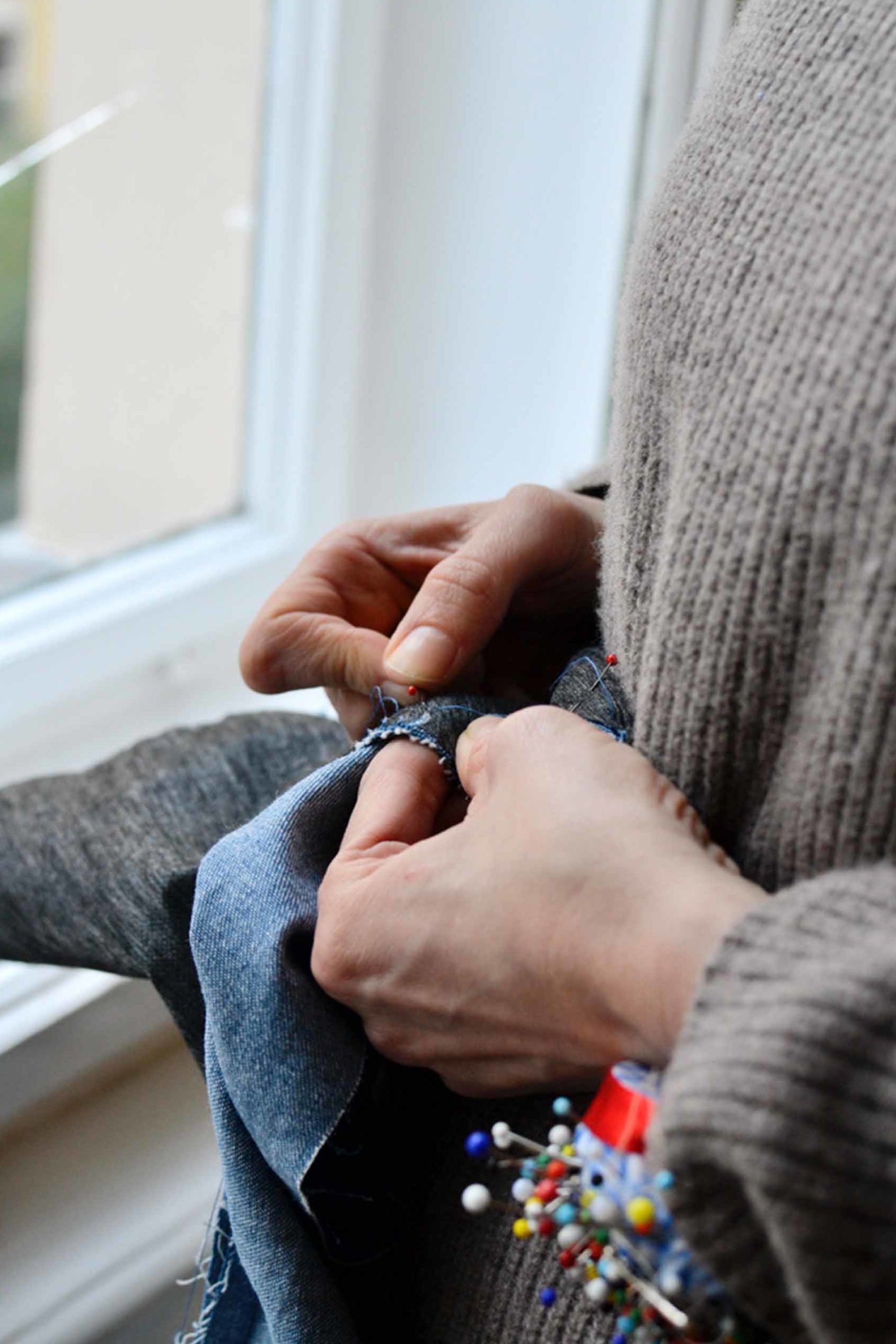 Positive sewing
